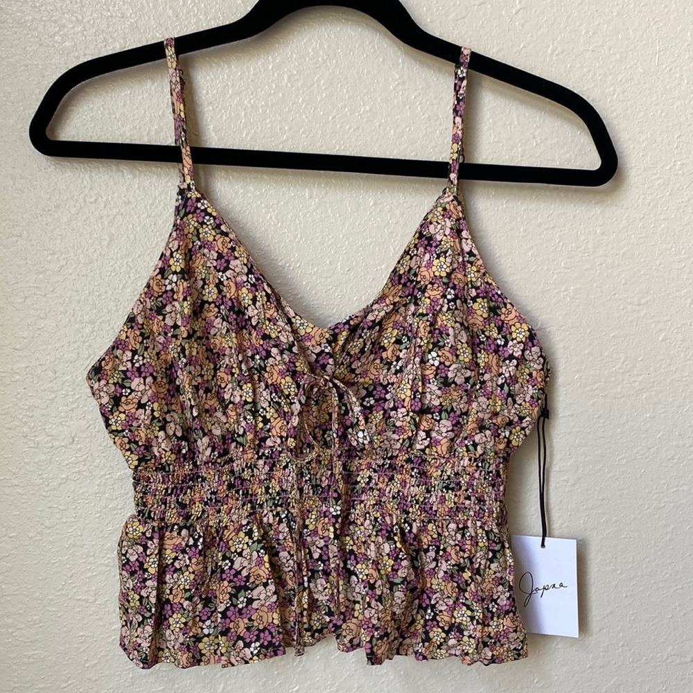 Floral Crop Tank